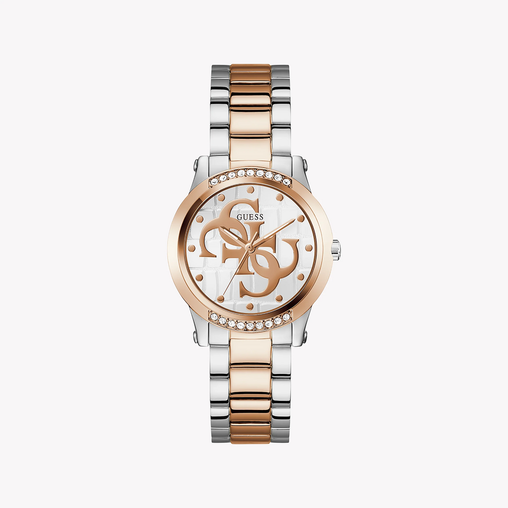 Guess Women's Stainless Steel, Silver/Rose Gold | Gw0861l5 by i-watch