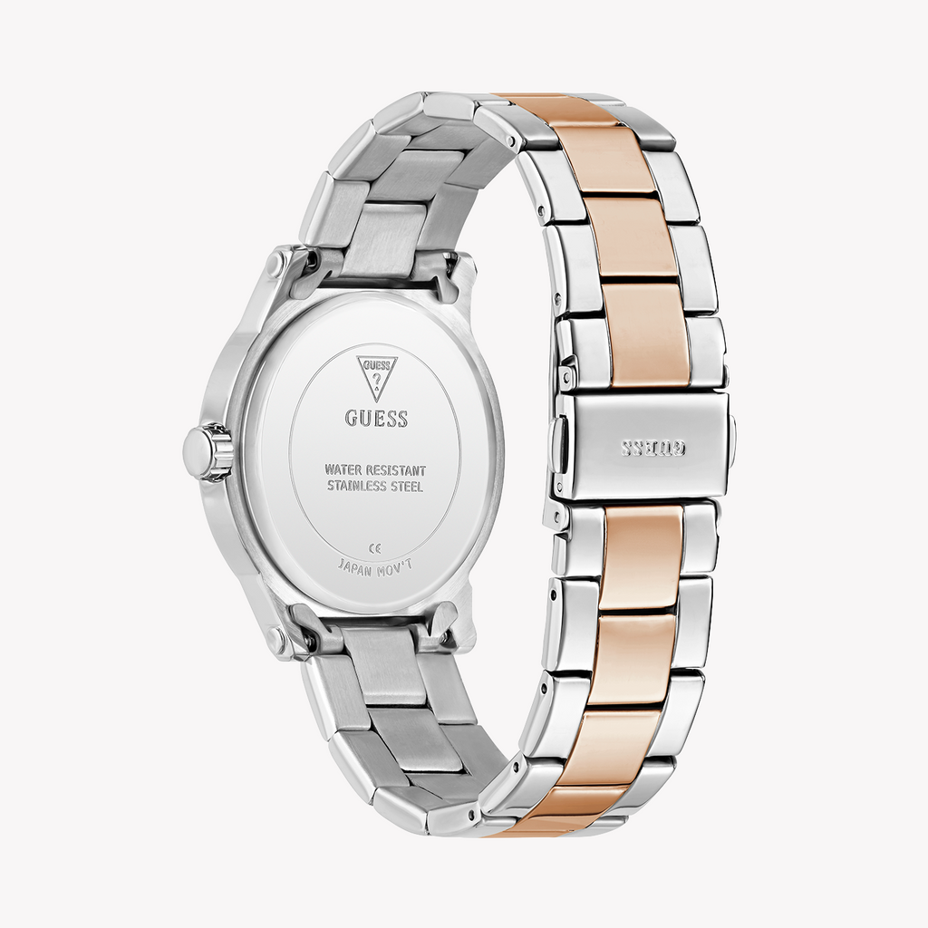 Guess Women's Stainless Steel, Silver/Rose Gold | Gw0861l5