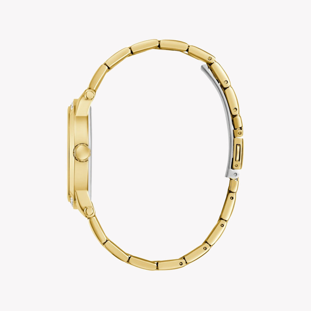 Guess Anette Blue Dial Gold Stainless Steel Strap Women's Watch
