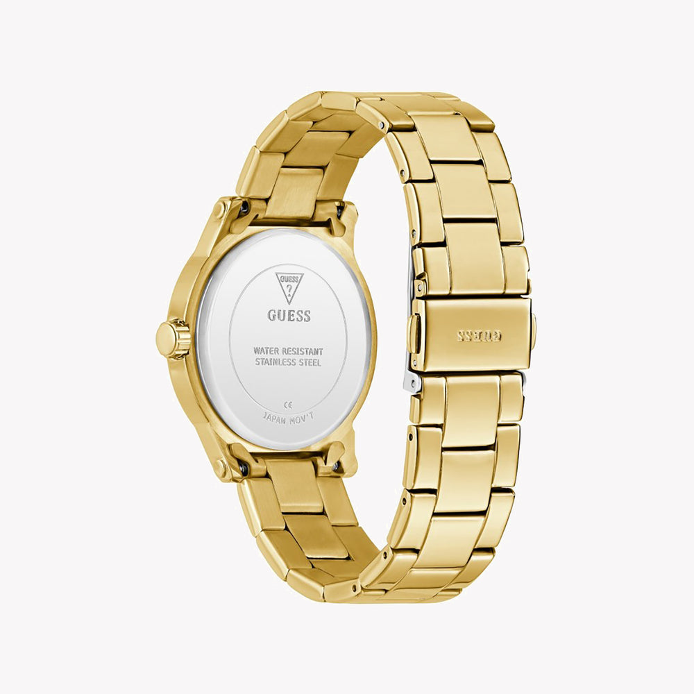 Guess Anette Blue Dial Gold Stainless Steel Strap Women's Watch