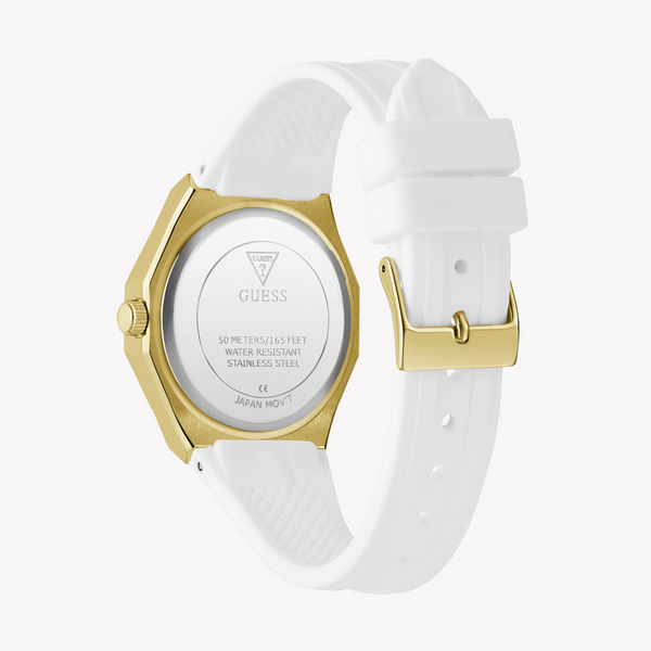 Guess Women's Gold/White Watch | Gw0872l1 by i-watch