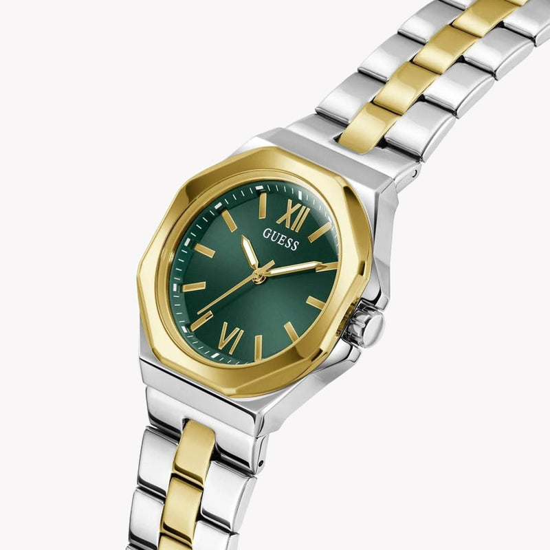 GUESS Empress Two Tone Stainless Steel Bracelet Watch GW0873L4