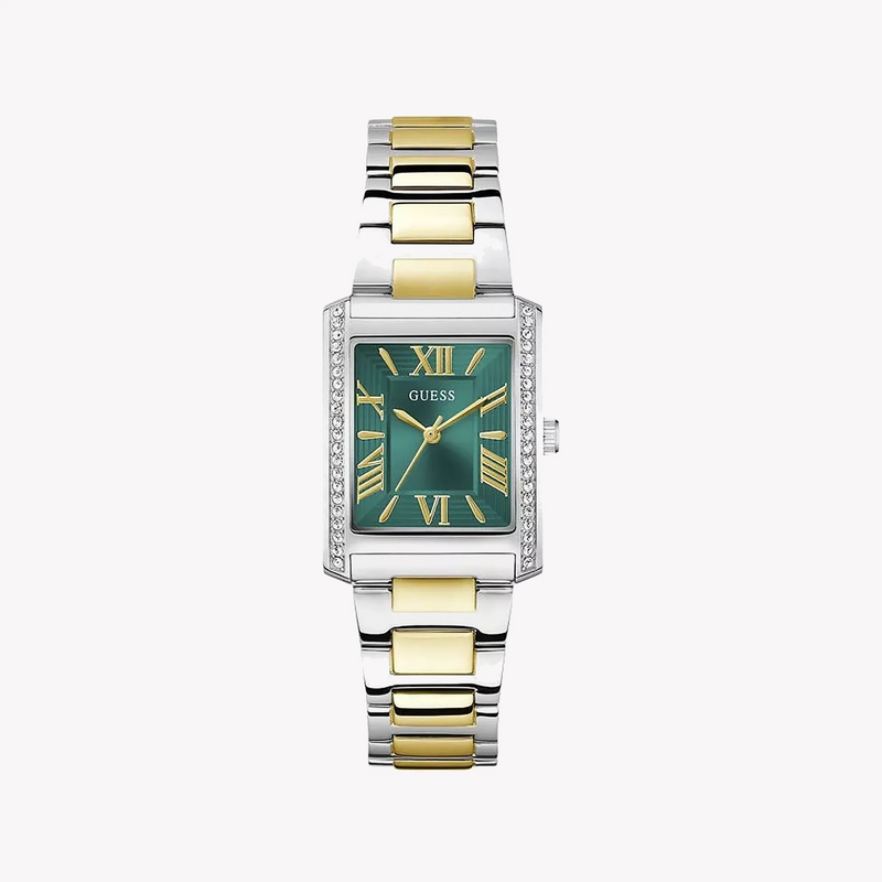 Guess Women's Silver/Gold, Green | Gw0874l2 Watch by i-watch