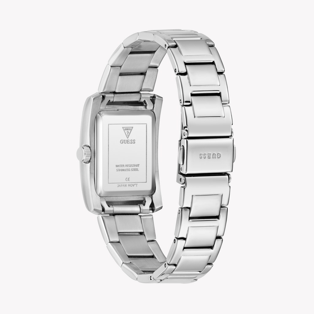 Guess Women's Silver/Blue Quartz Watch | Gw0876l1