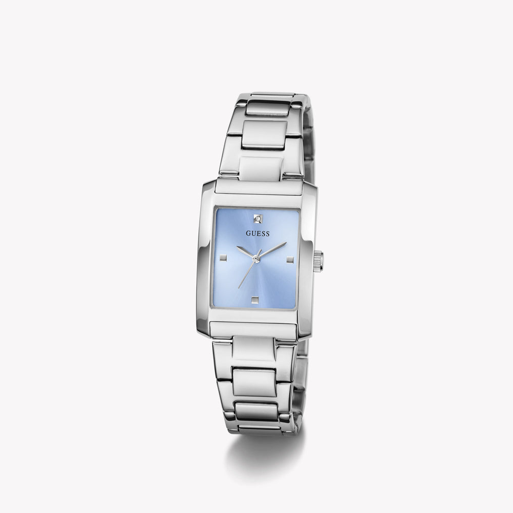 Guess Women's Silver/Blue Quartz Watch | Gw0876l1 by i-watch