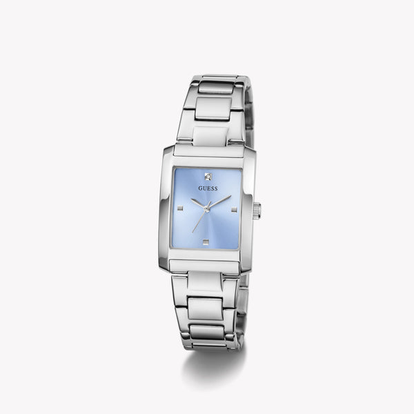 Guess Women's Silver/Blue Quartz Watch | Gw0876l1 by i-watch