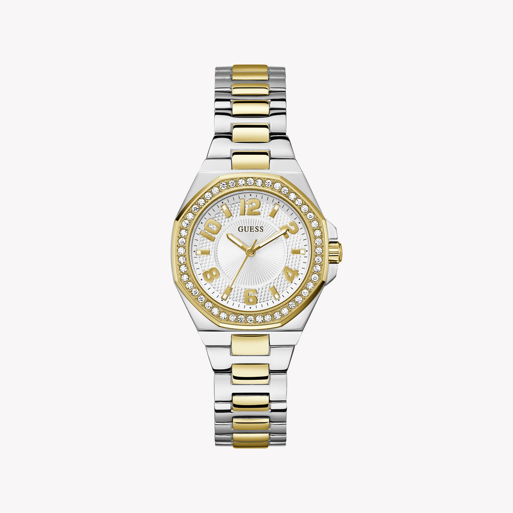Guess Women's Stainless Steel, Silver/Gold | Gw0877l5