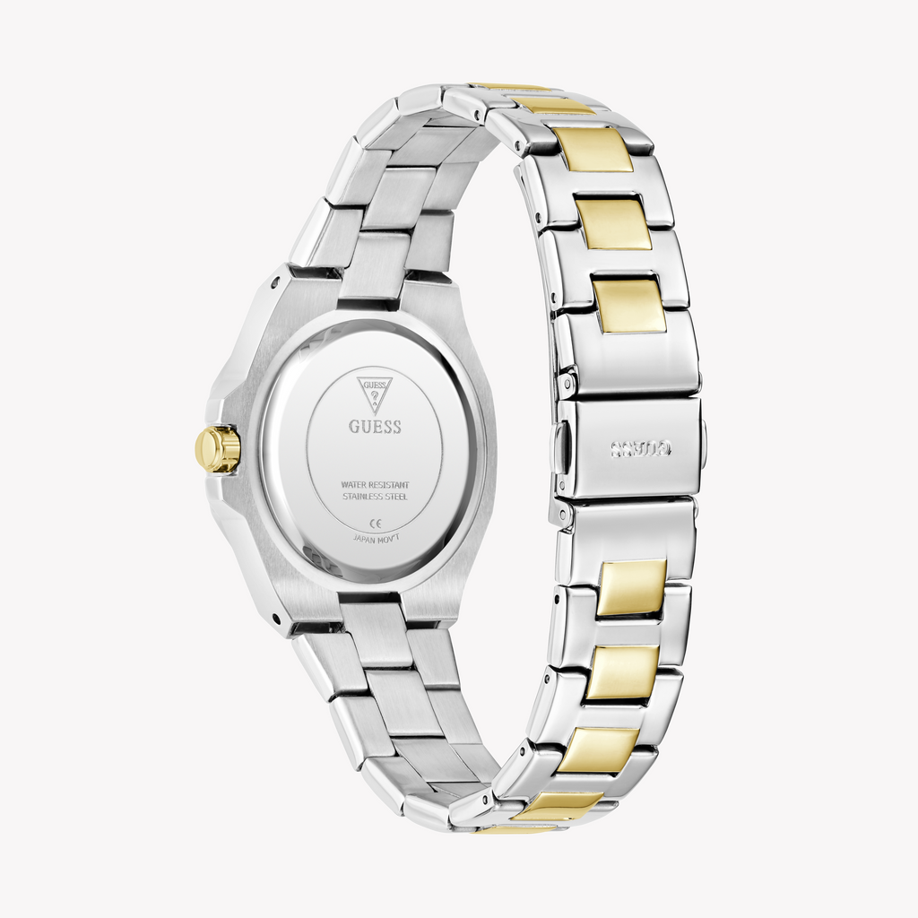 Guess Women's Stainless Steel, Silver/Gold | Gw0877l5