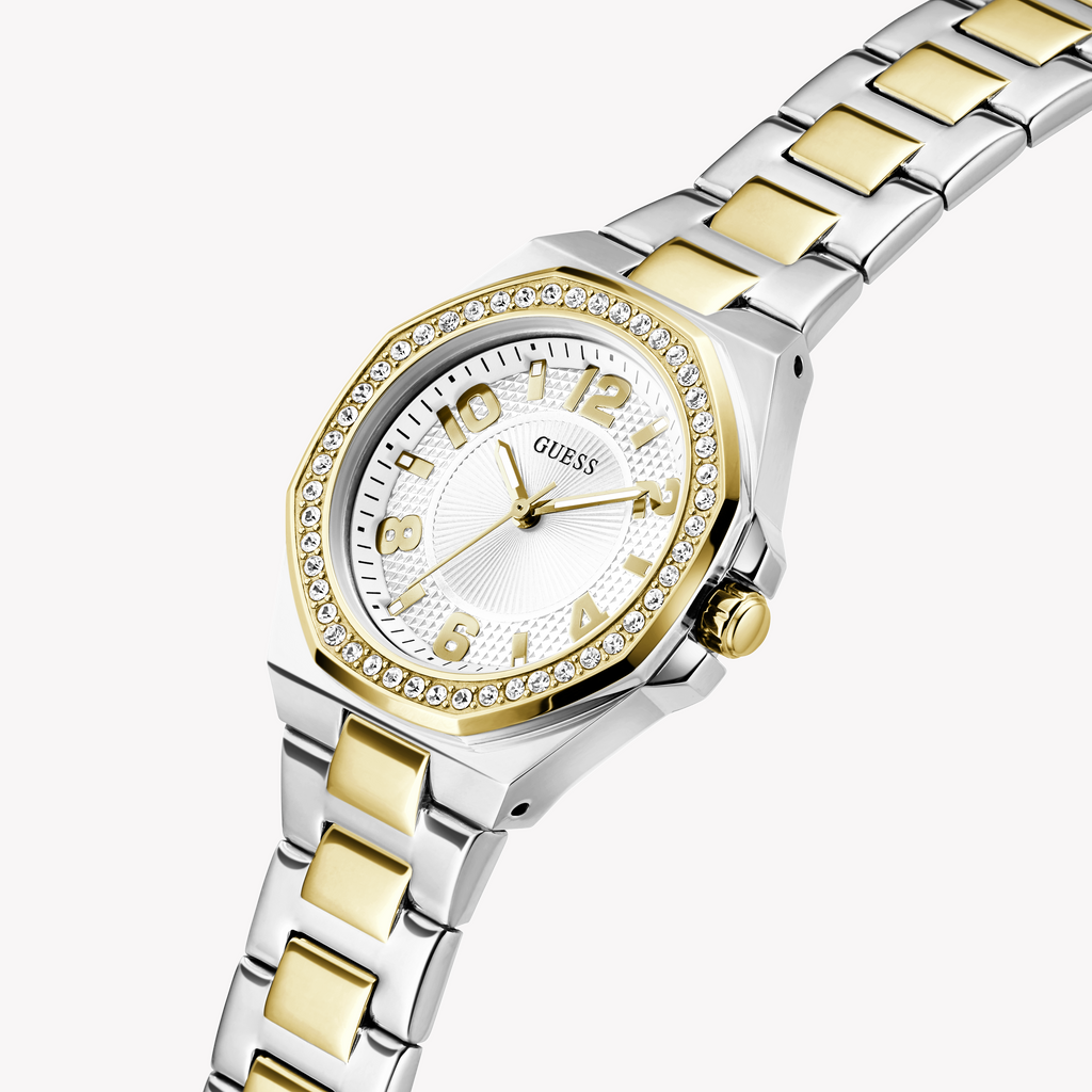 Guess Women's Stainless Steel, Silver/Gold | Gw0877l5