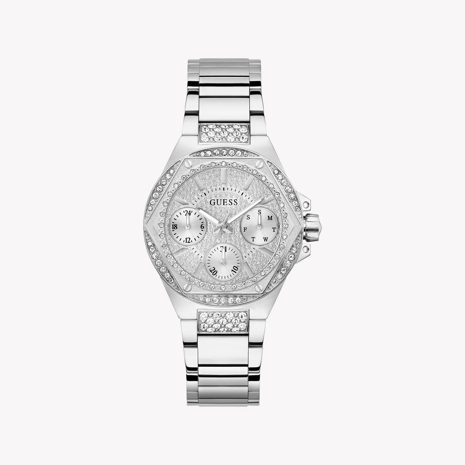 Guess Women's Silver Stainless Steel Watch | Gw0878l1 by i-watch