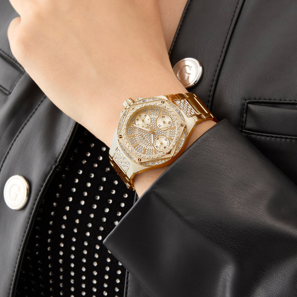 Guess Women's Gold Stainless Steel Watch | Gw0878l2