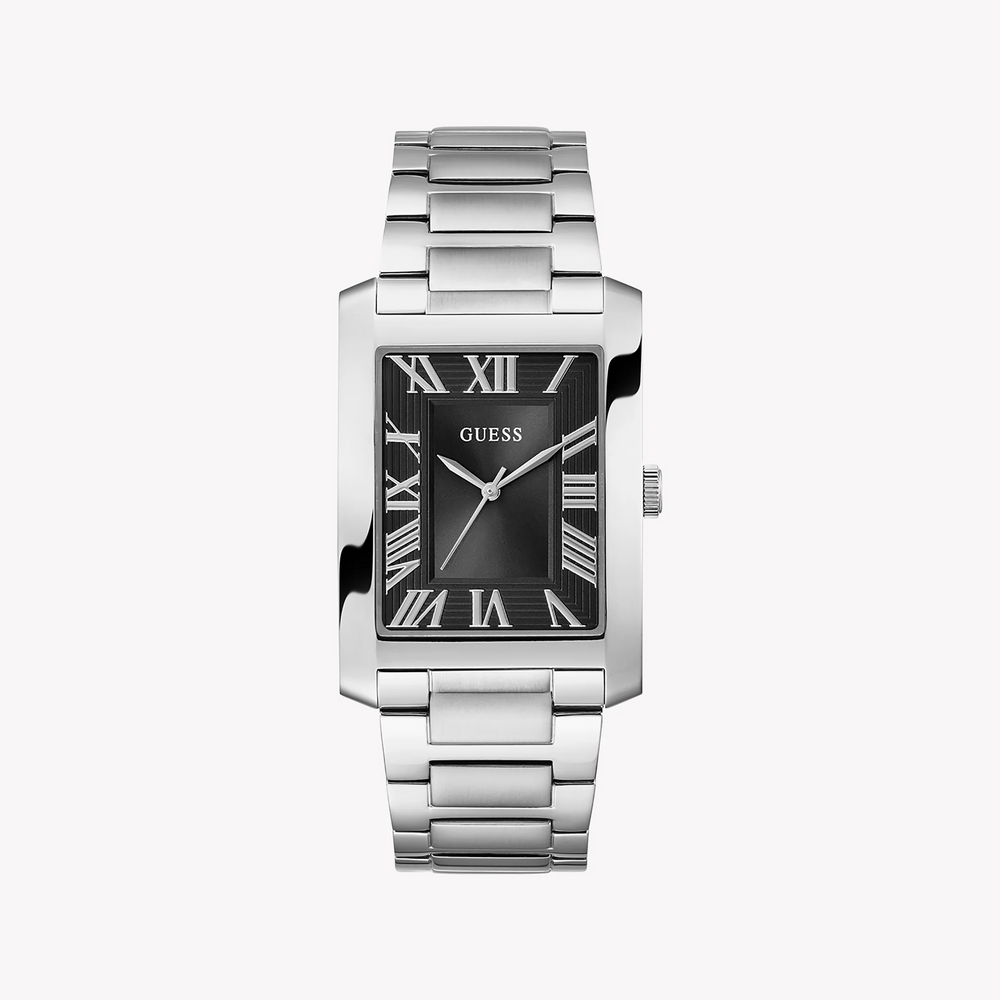 Guess Unisex Stainless Steel, Silver/Black | Gw0896g1 by i-watch