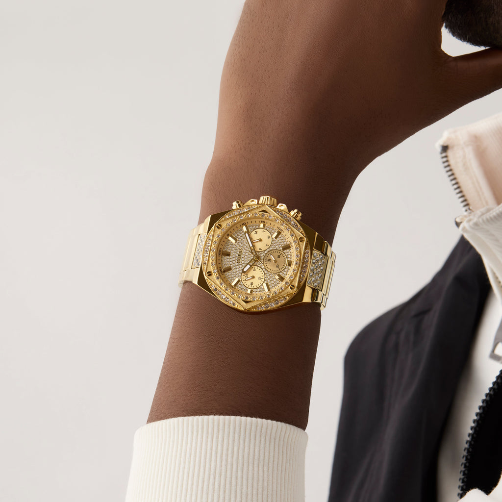 Guess Men's All-Gold Stainless Steel Watch | Gw0899g2