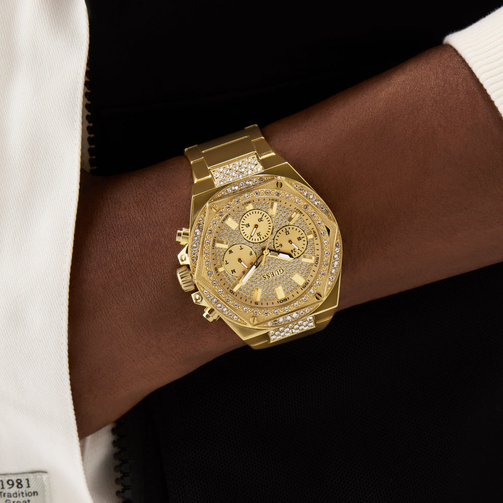 Guess Men's All-Gold Stainless Steel Watch | Gw0899g2