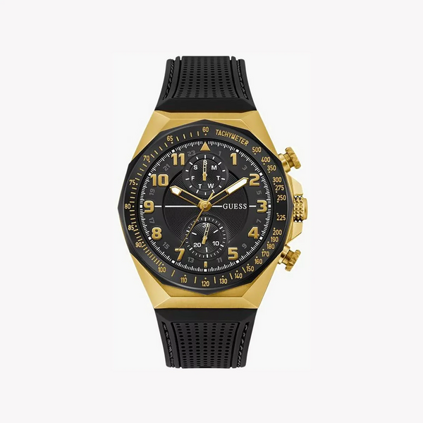 Guess Men's Gold/Black Watch | Gw0902g1 by i-watch