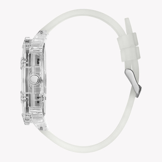 Guess Unisex Transparent Silicone Multicolor Watch | Gw0908g3