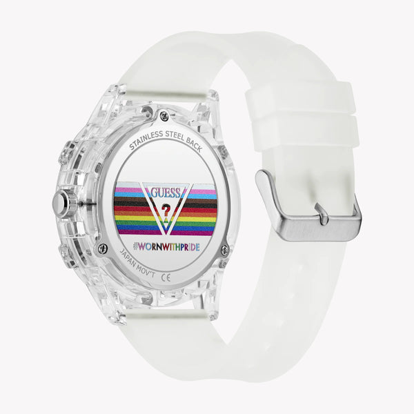 Guess Unisex Transparent Silicone Multicolor Watch | Gw0908g3 by i-watch