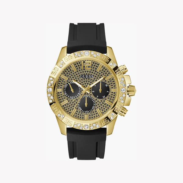 Guess Men's Gold/Black Stainless Steel Watch | Gw0909g2 by i-watch