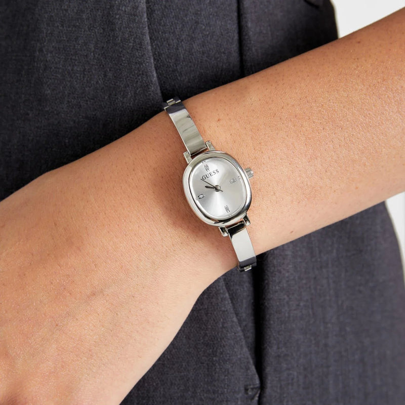 GUESS Women's Silver Recycled Steel Watch | GW0924L1 by i-watch