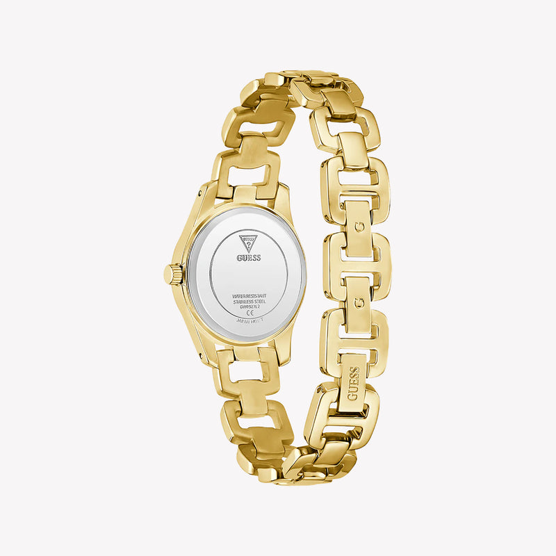 GUESS Ladies Gold Tone Analog Watch GW0927L2