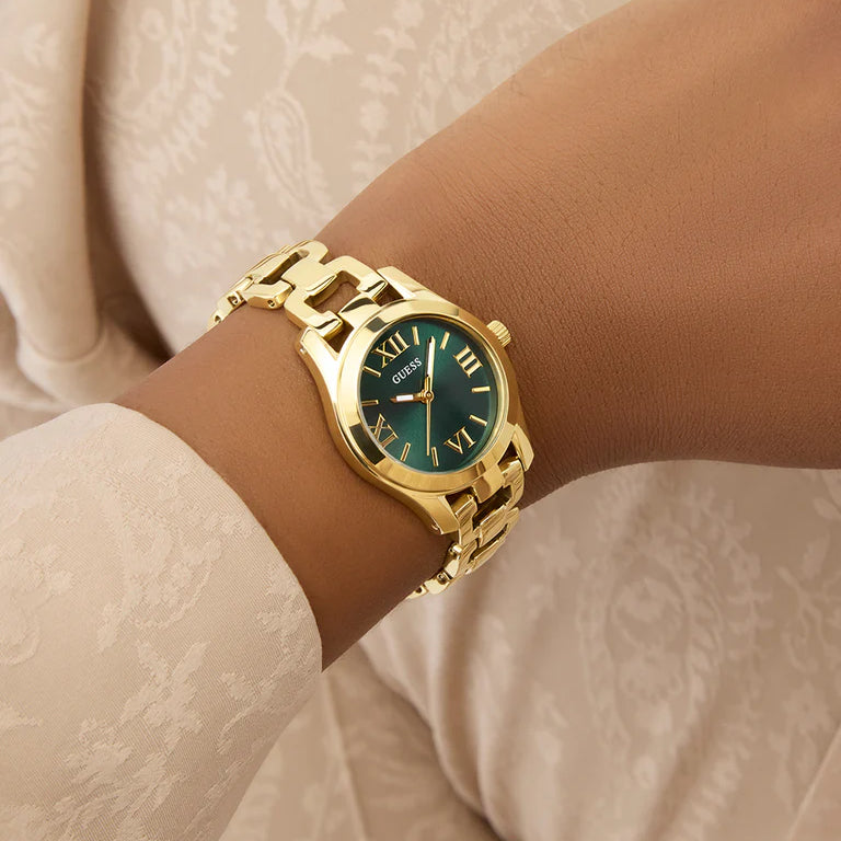 GUESS Ladies Gold Tone Analog Watch GW0927L2