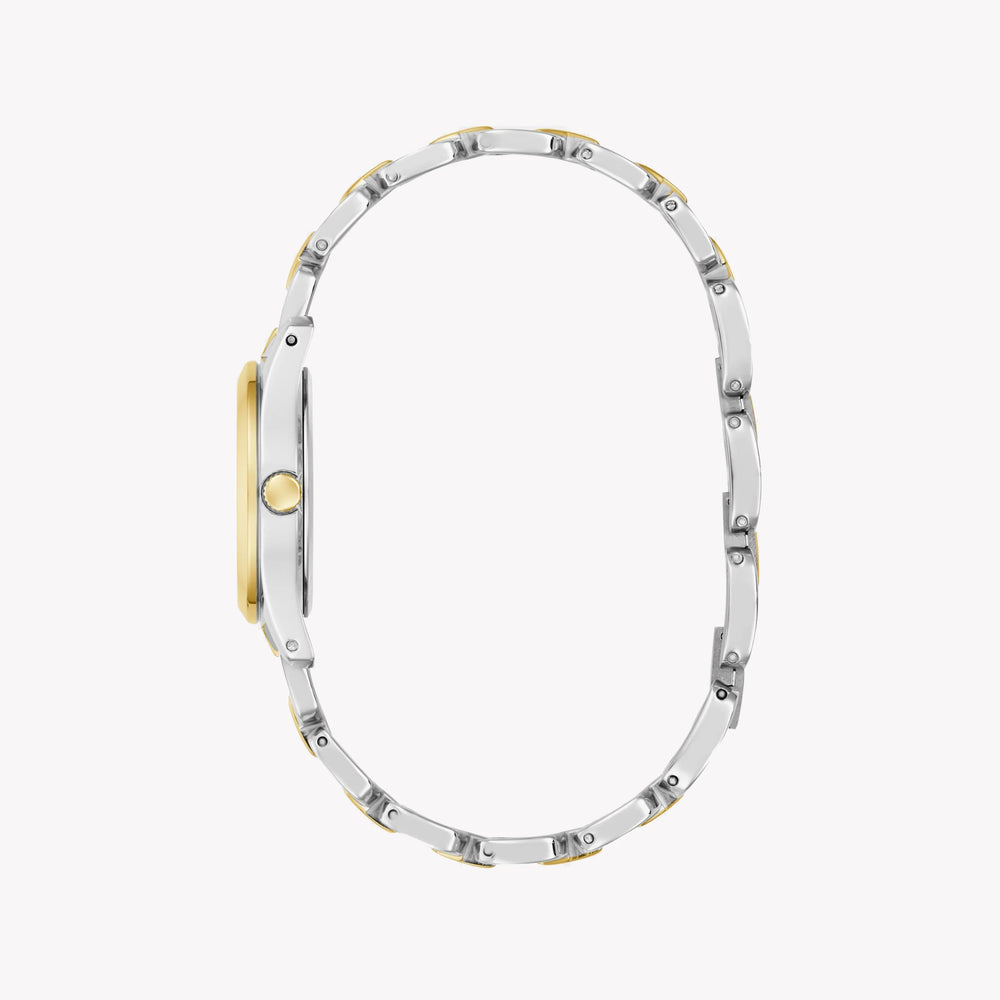 GUESS Women's Recycled Steel Watch, Silver & Gold | GW0927L6 by i-watch