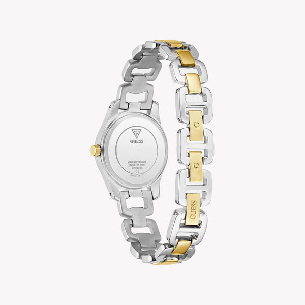 GUESS Women's Recycled Steel Watch, Silver & Gold | GW0927L6 by i-watch