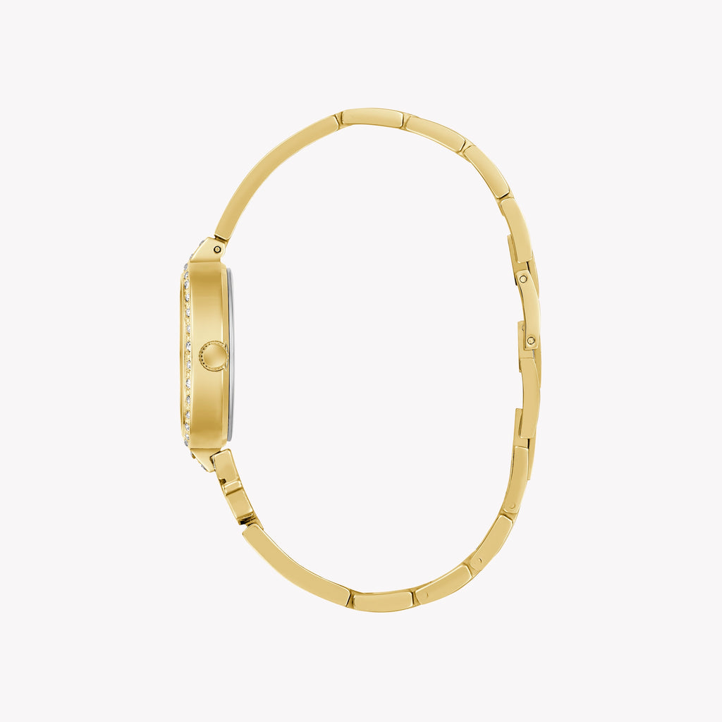 GUESS Women's Gold Recycled Steel Watch | Model GW0929L2