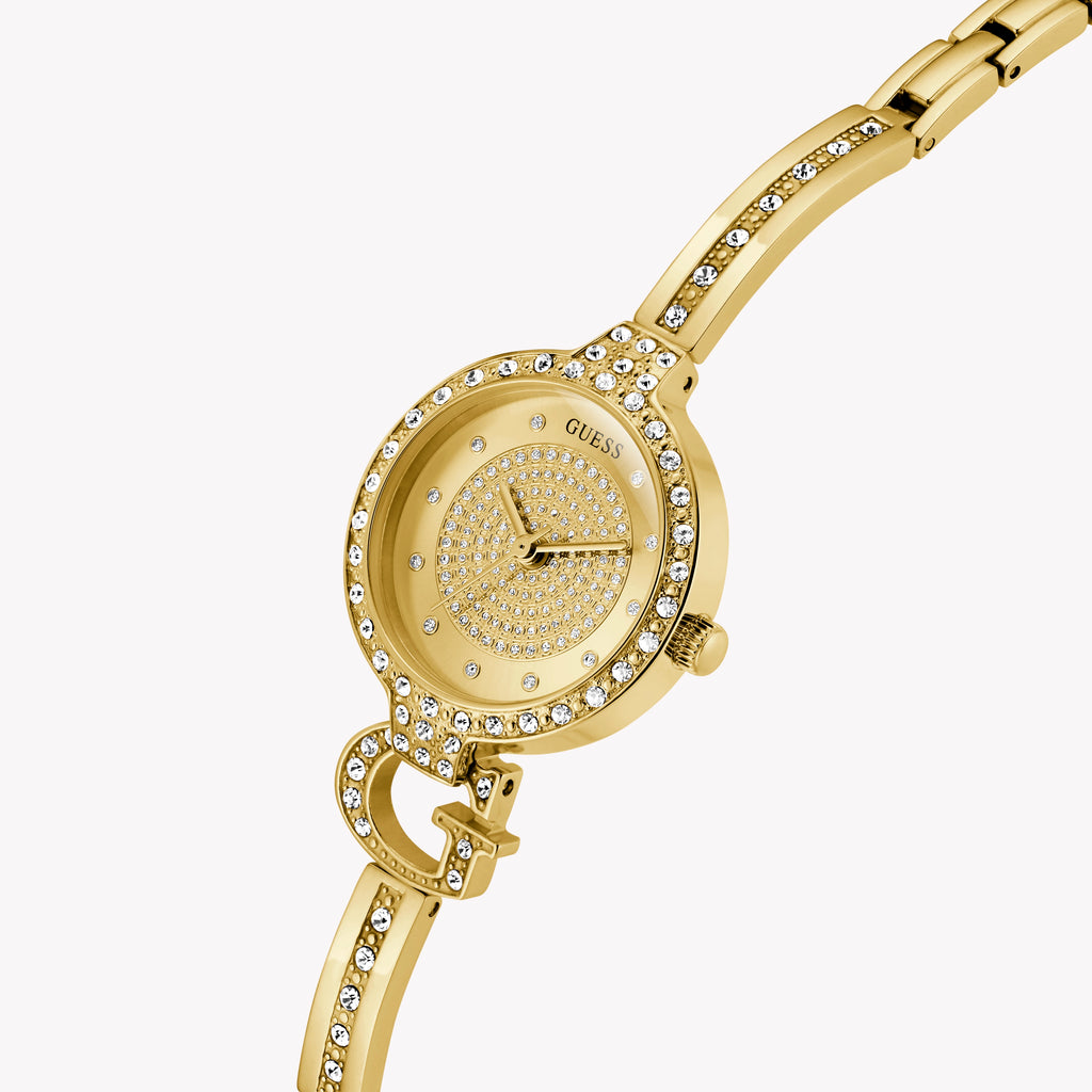 GUESS Women's Gold Recycled Steel Watch | Model GW0929L2