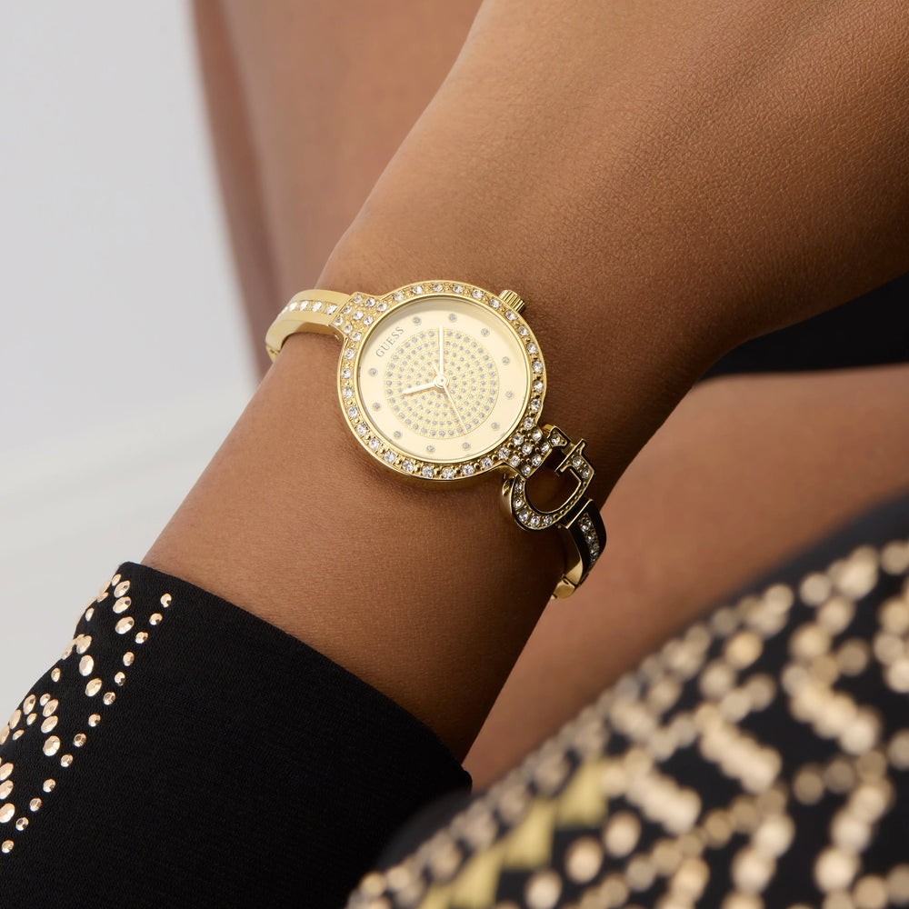 GUESS Women's Gold Recycled Steel Watch | Model GW0929L2 by i-watch