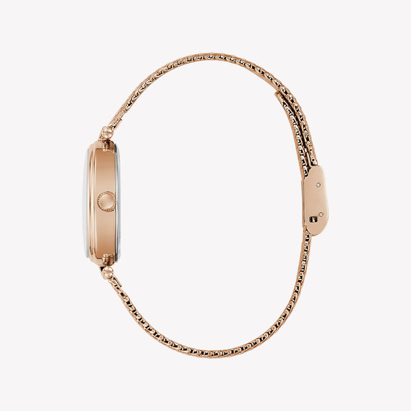 GUESS Ladies Ruby Rose Gold Tone Analog Watch GW0935L3