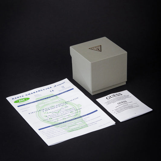 GUESS Women's Recycled Steel Green Dial Watch | GW0936L3