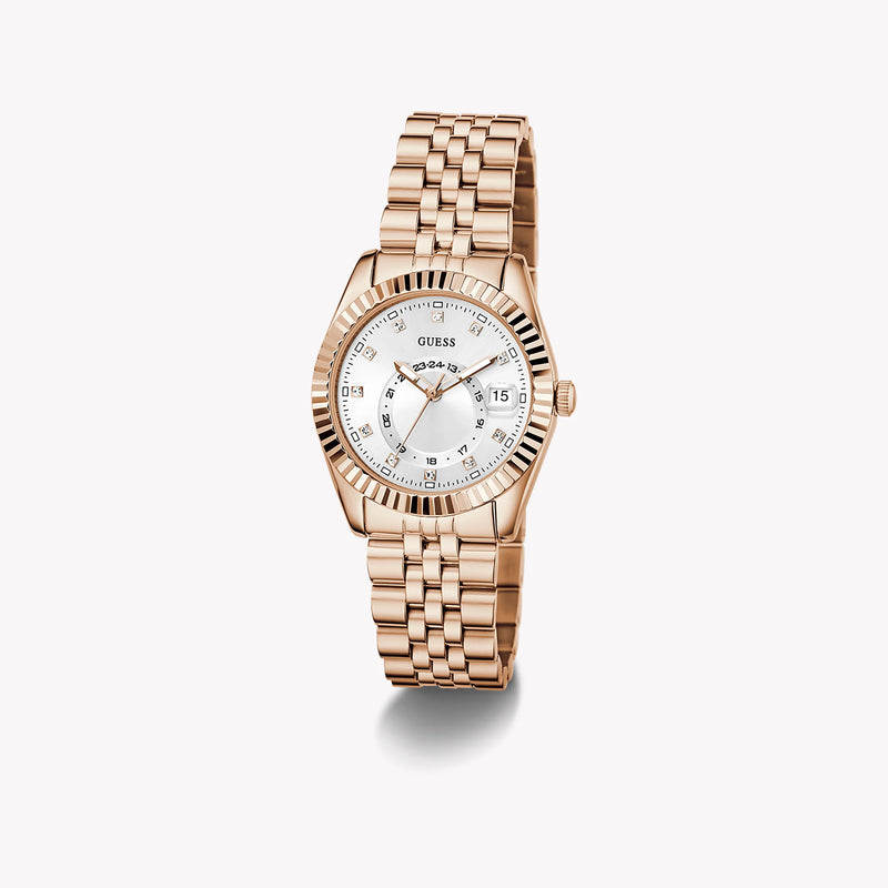 GUESS Women's Rose Gold Steel Watch, Eco-Friendly | GW0936L4 by i-watch