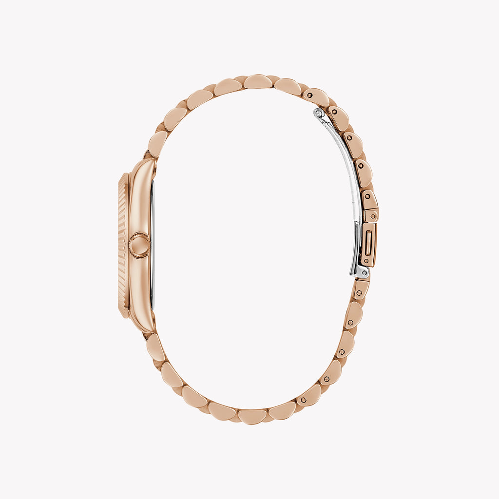 GUESS Women's Rose Gold Steel Watch, Eco-Friendly | GW0936L4