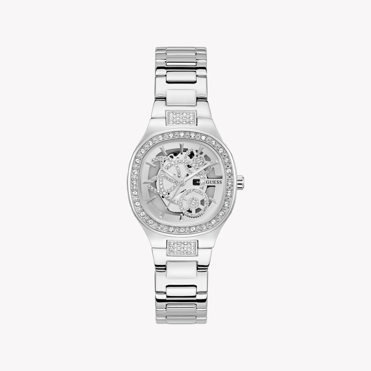 GUESS Women's Silver Stainless Steel Watch | GW0941L1