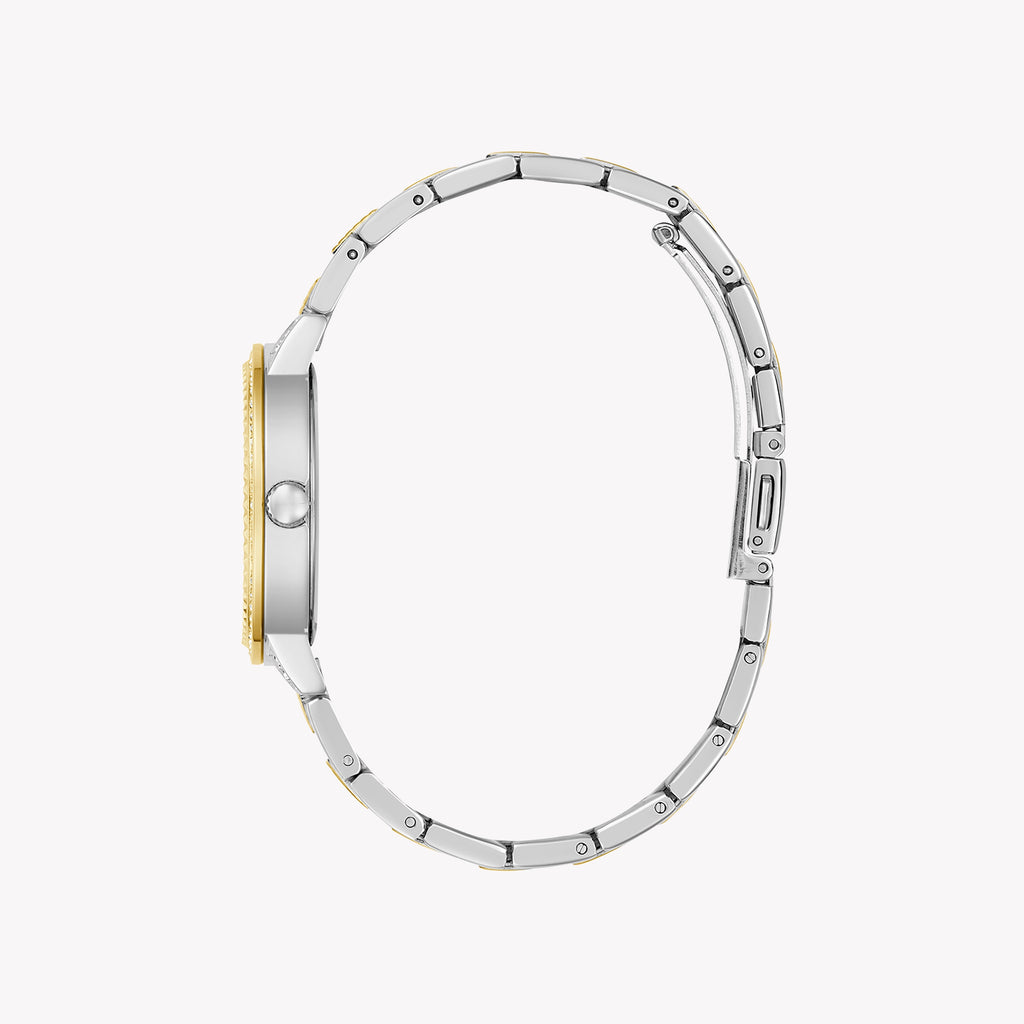GUESS Women's Watch, Recycled Steel/Silver & Gold | GW0944L3