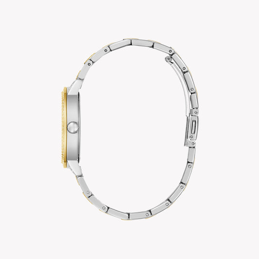 GUESS Women's Watch, Recycled Steel/Silver & Gold | GW0944L3