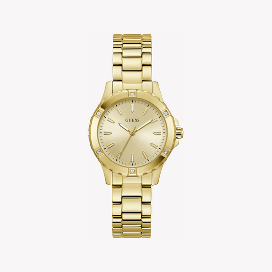GUESS Women's Gold Stainless Steel Watch, Gold | Model GW0948L2