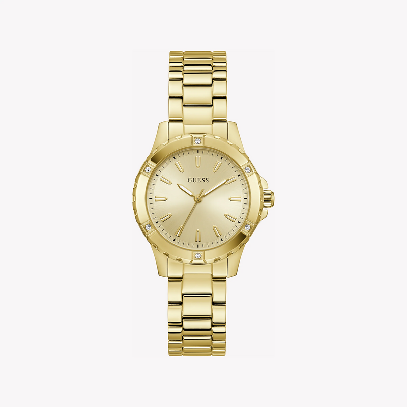 GUESS Women's Gold Stainless Steel Watch, Gold | Model GW0948L2 by i-watch