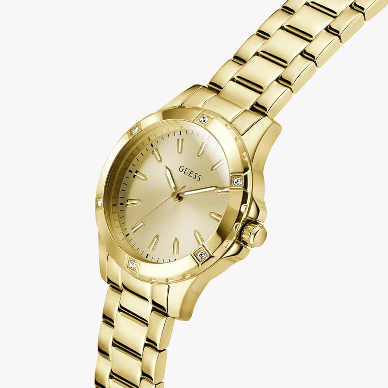GUESS Women's Gold Stainless Steel Watch, Gold | Model GW0948L2 by i-watch