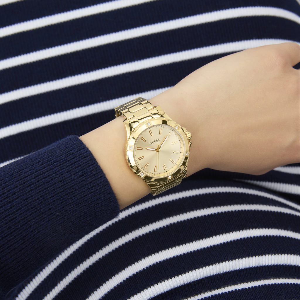 GUESS Women's Gold Stainless Steel Watch, Gold | Model GW0948L2