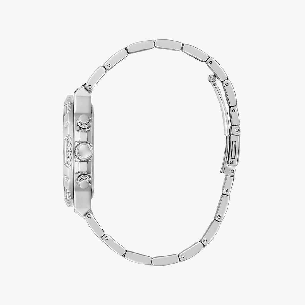 GUESS Women's Multi-Color Silver Watch, Stainless Steel | GW0950L1