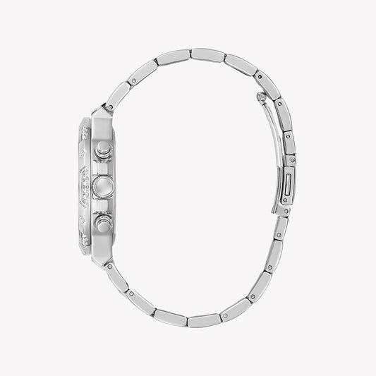 GUESS Women's Multi-Color Silver Watch, Stainless Steel | GW0950L1