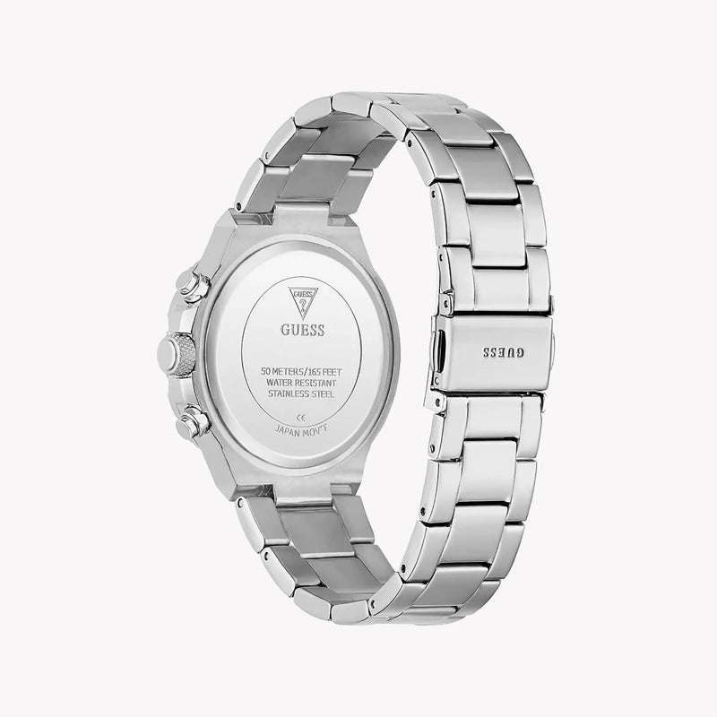 GUESS Women's Multi-Color Silver Watch, Stainless Steel | GW0950L1