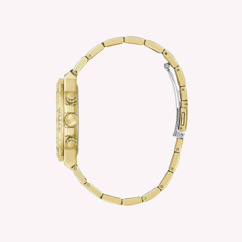 GUESS Women's Gold Quartz Watch, Recycled Steel | GW0950L2