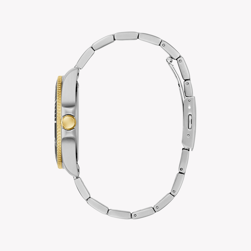 GUESS Men's Stainless Steel Silver & Gold Watch | GW0968G4