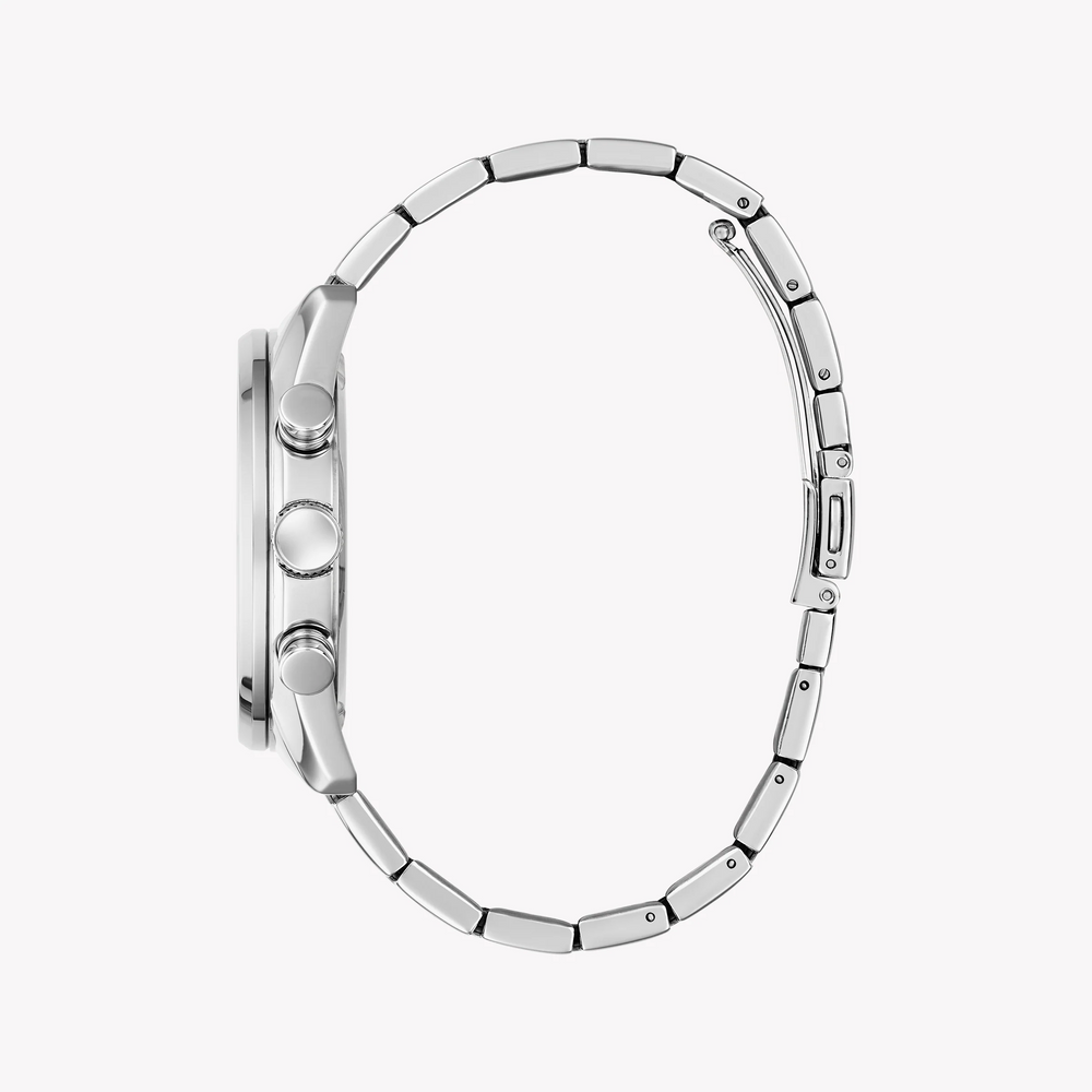 GUESS Men's Watch GW0971G1 | Stainless Steel, Black & Silver