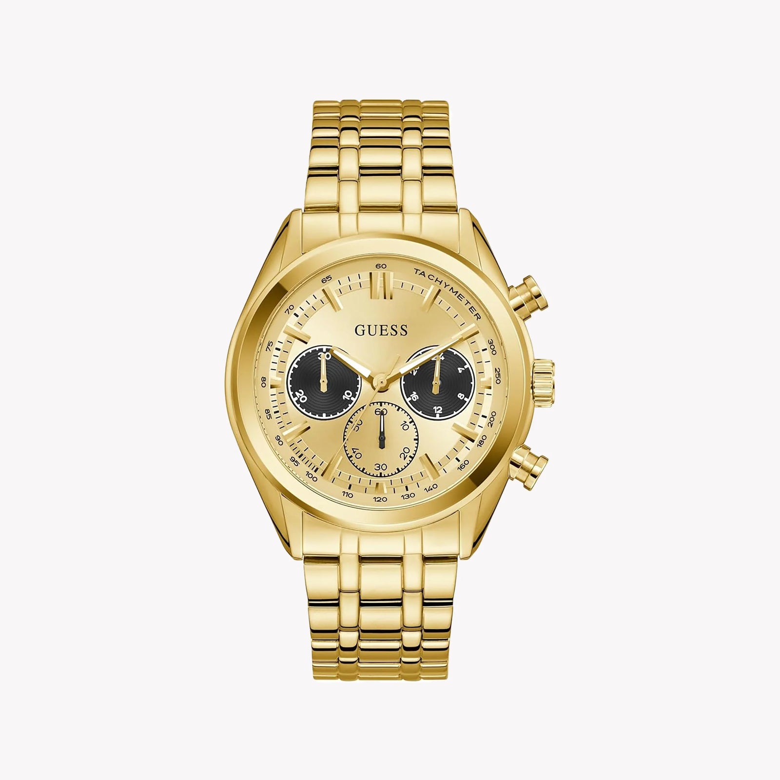GUESS Men's Gold Recycled Steel Quartz Watch | GW0971G2 by i-watch