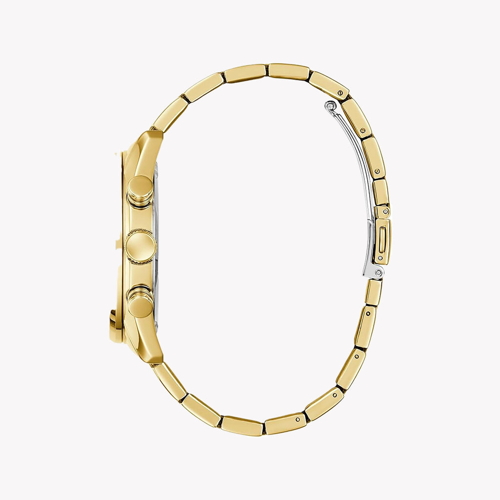 GUESS Men's Gold Recycled Steel Quartz Watch | GW0971G2