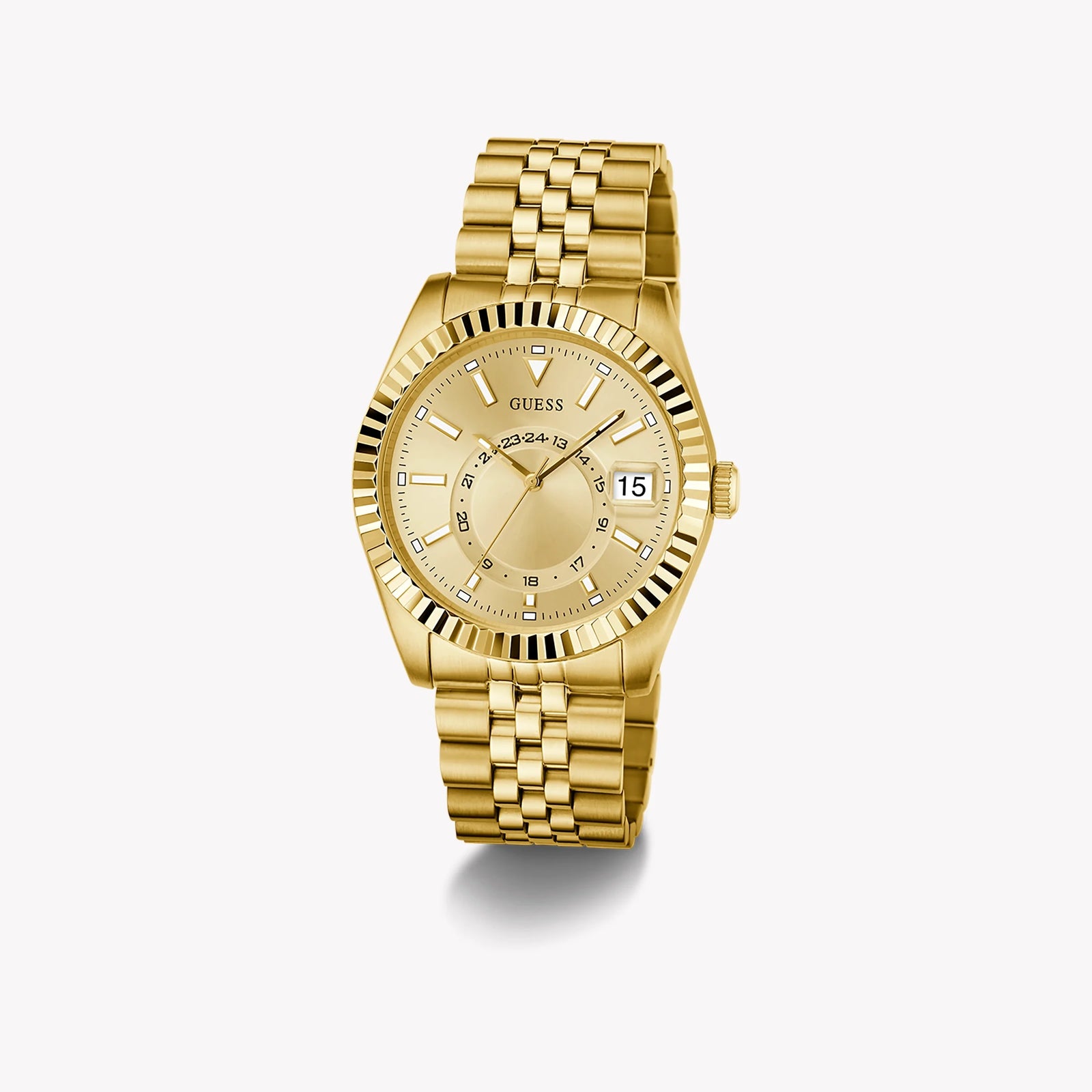 GUESS Men's Gold Stainless Steel Watch | GW0977G2 by i-watch